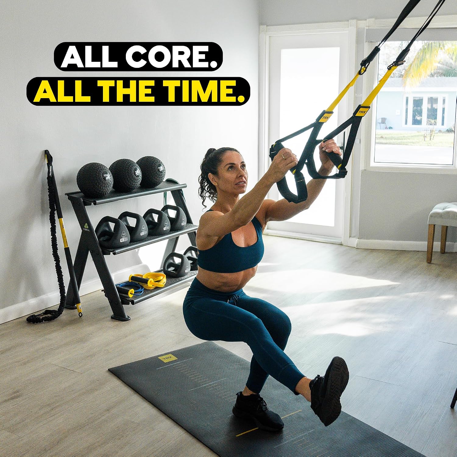 TRX Pro3 Home Gym System – Professional-Grade Suspension Trainer for Strength Training, HIIT, Cardio & Full-Body Workouts, Durable Design with Indoor & Outdoor Anchors - Image 8