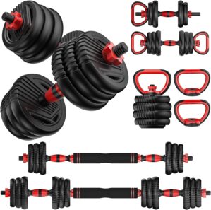 Adjustable Dumbbell set,20/30/45/70...