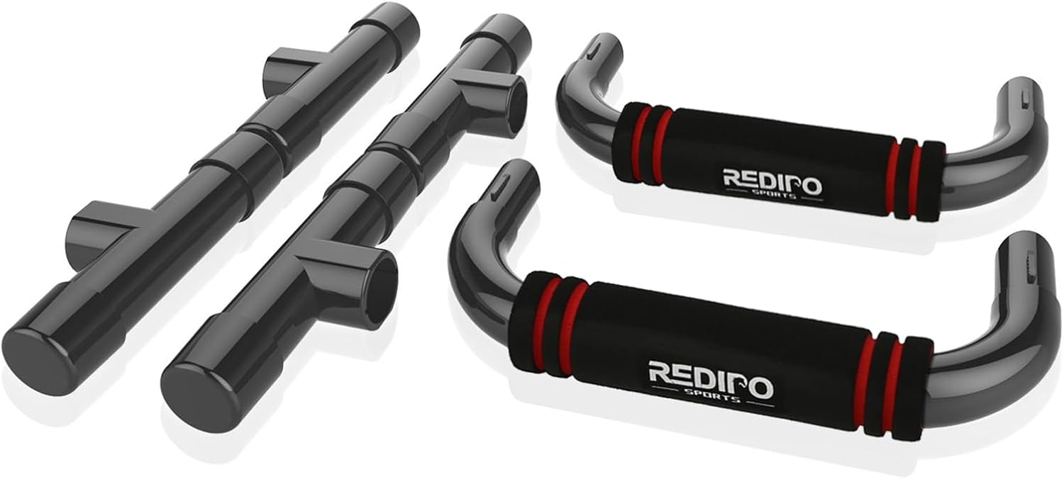 Push Up Bars Strength Training - Workout Stands With Ergonomic Push-up Bracket Board with Anti-Slip Sturdy Structure Portable for Home Fitness Training, Push Up Stands Handle for Floor Workouts - Image 7