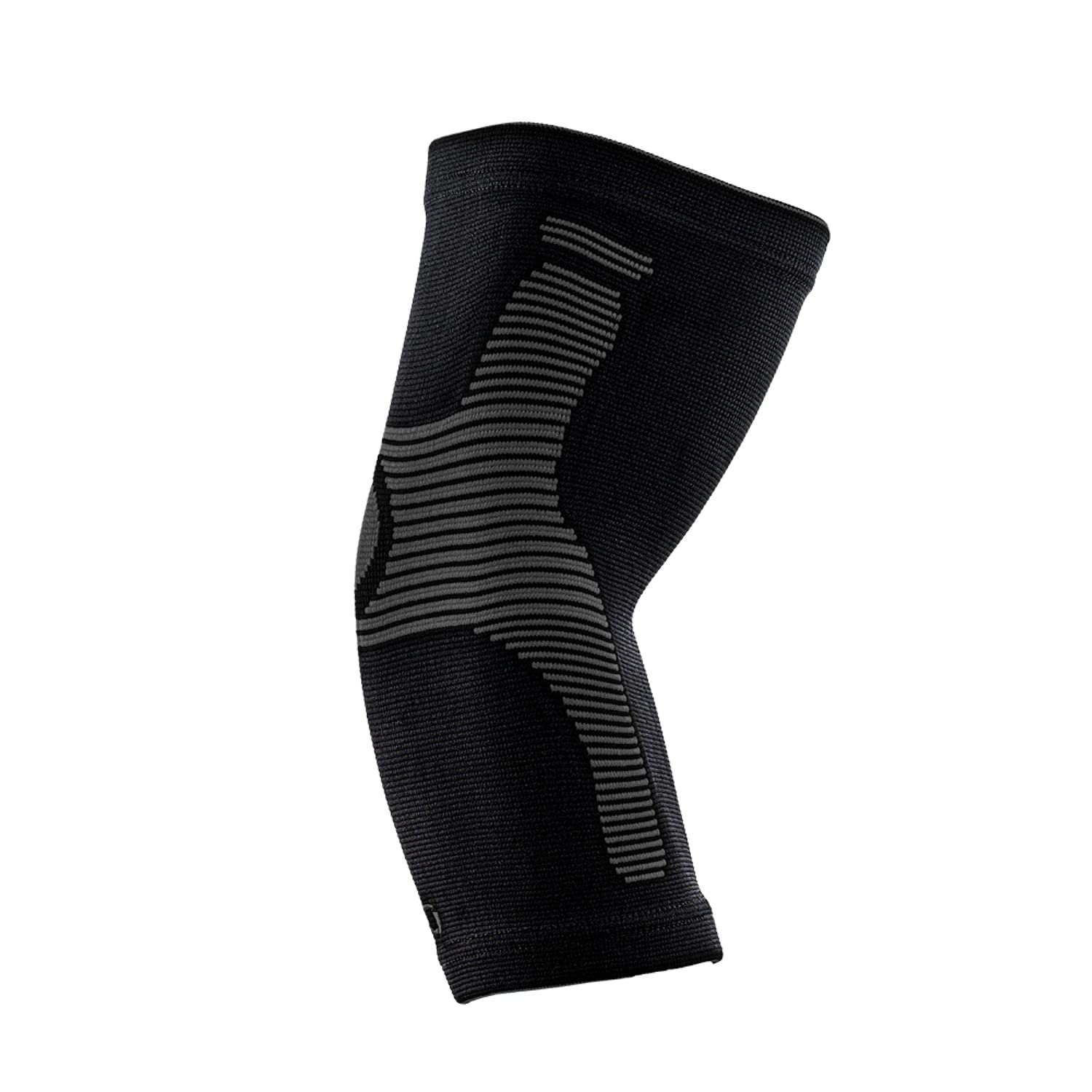 Elbow Compression Sleeve for Men - Kinesiology Compression Elbow Sleeve for Weightlifting - Elbow Sleeve for Tendonitis and Tennis Elbow Relief - Ideal for Gym, Sports (Black, Small)
