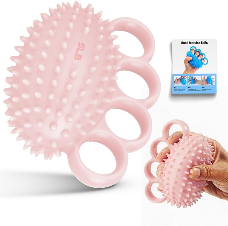 Hand Exercise Ball, Finger Therapy Ball, Grip Strengthener for Adults - Stress Relief, Massage Ball, Resistance Training for Wrist Flexibility, Hand Strengthening, Anxiety Relief
