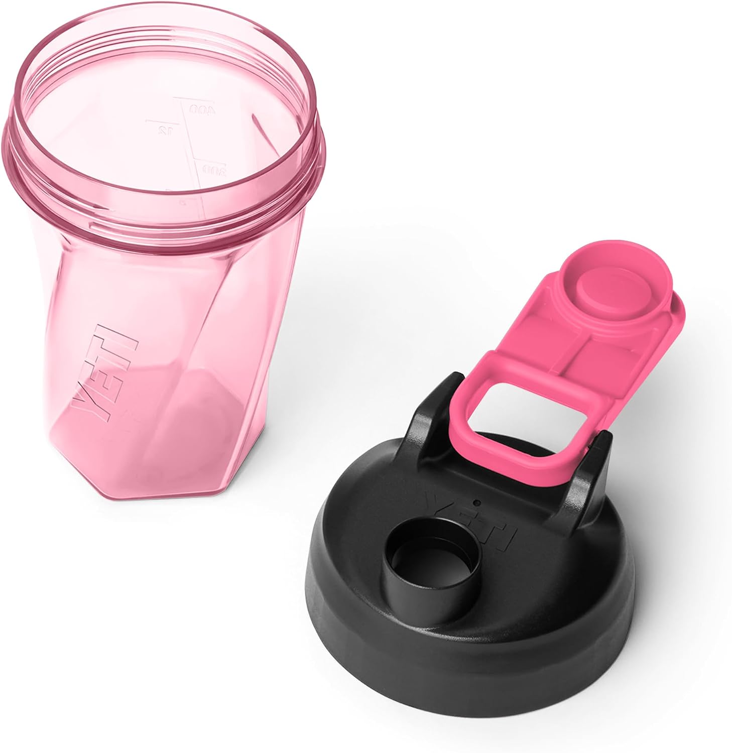 YETI Yonder Helimix Vortex Blender Shaker Bottle Holds up to 20oz | No Blending Ball or Whisk | USA Made | Portable Pre Workout Whey Protein Drink Shaker Cup | Dishwasher Safe, Tropical Pink - Image 7