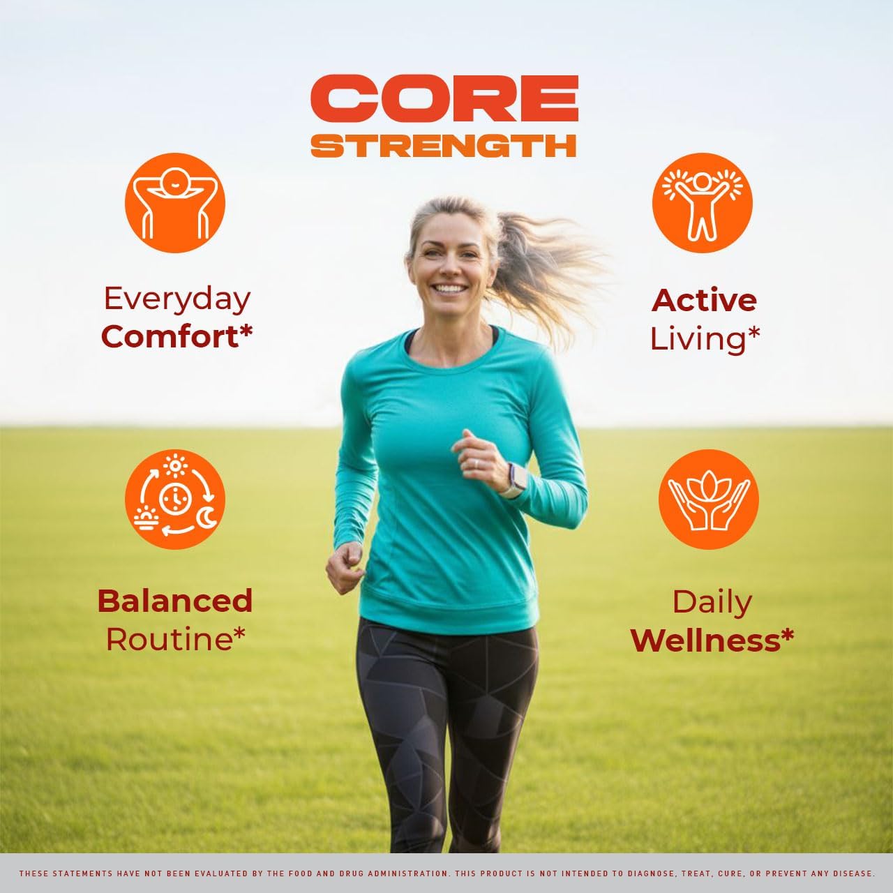 Core Strength - Core Strength Supplement for Joint Support Capsules Advanced Formula, Daily CoreStrength Pills Daily Premium Natural for Overall Health & Wellness, 60 Capsules for 1 Month - Image 2
