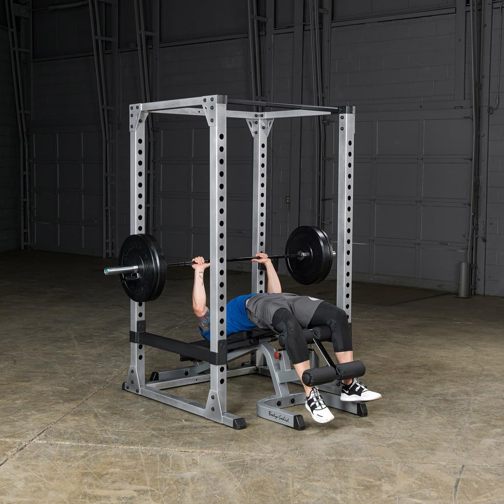Body-Solid (GPR378 Power Rack - Heavy-Duty Steel Squat Cage with Adjustable Safety Bars and Chin-Up Bar for Home and Light Commercial Gym - Image 4