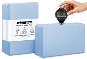 High Density EVA Yoga Blocks 2 Pack...