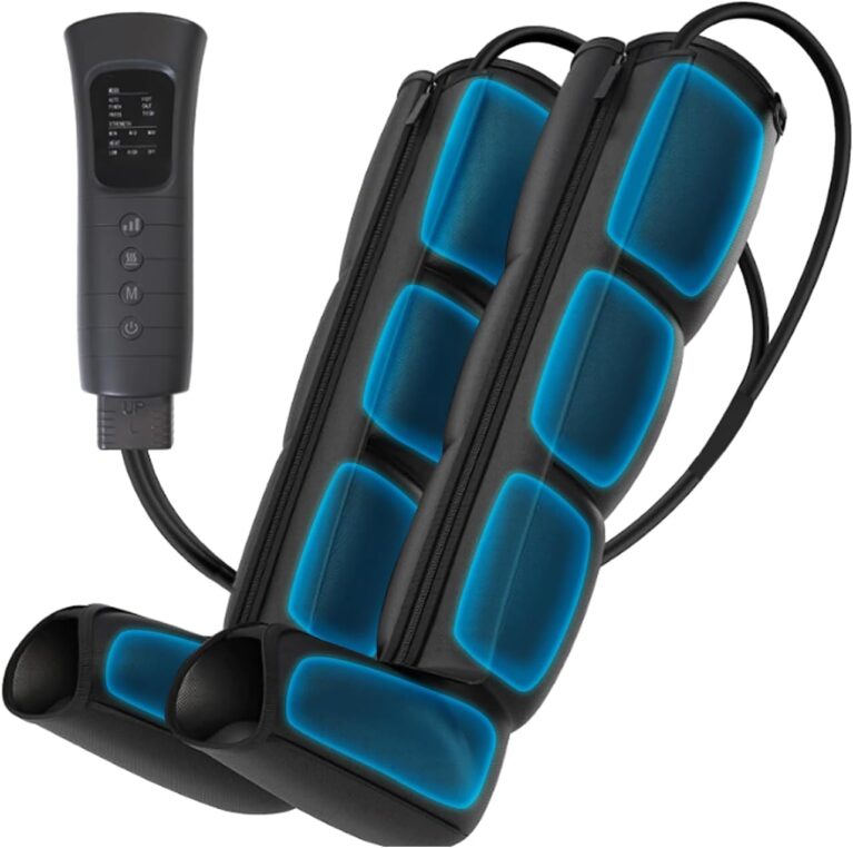 Kalamera Leg Air Compression Massager with Zipper Boots 6 Modes