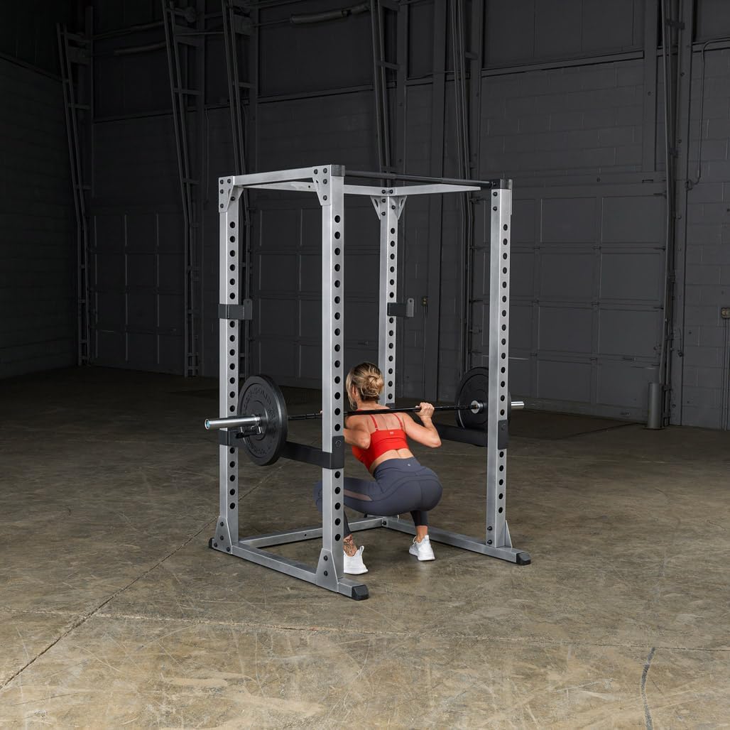 Body-Solid (GPR378 Power Rack - Heavy-Duty Steel Squat Cage with Adjustable Safety Bars and Chin-Up Bar for Home and Light Commercial Gym - Image 5