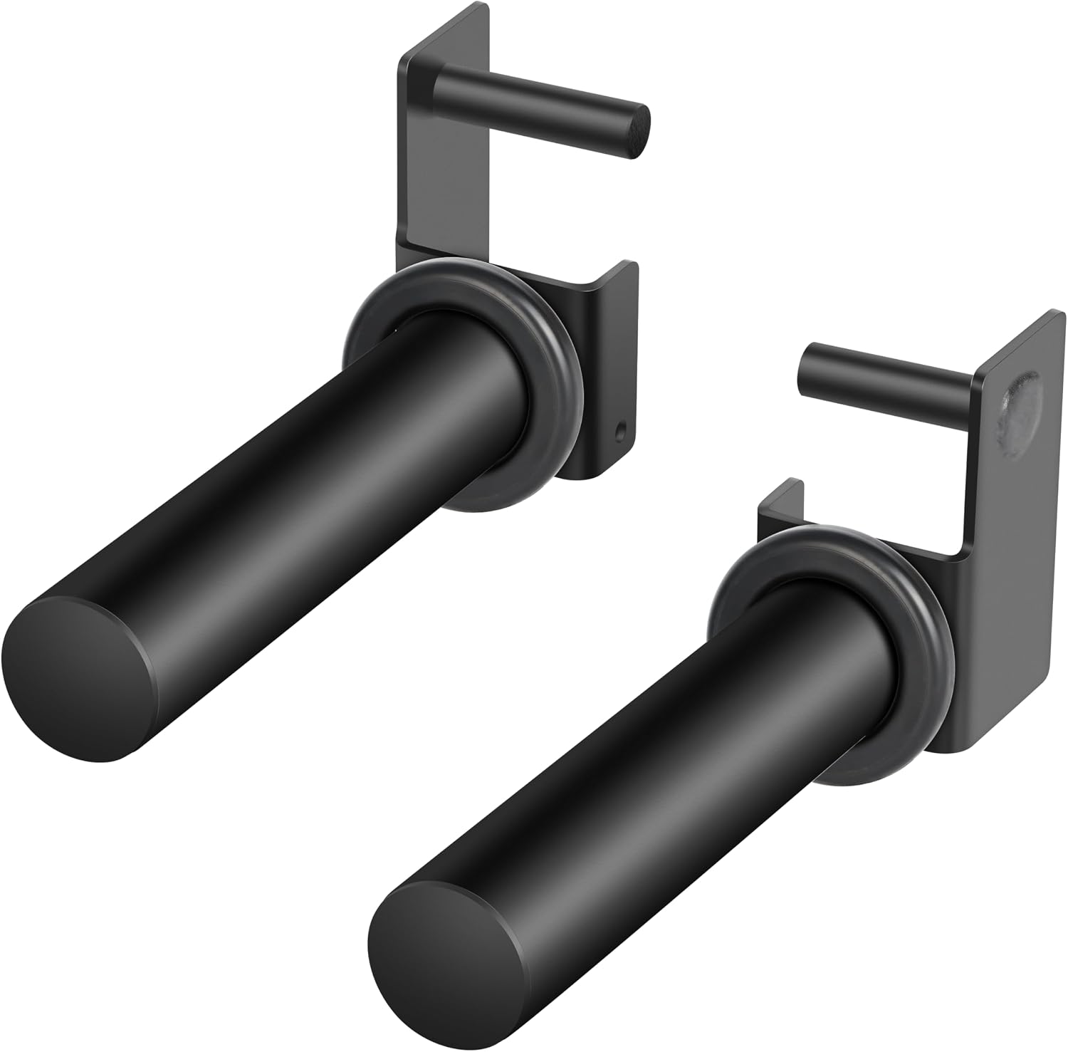 EVERYMATE Power Rack & Squat Rack Attachments Olympic Weight Plate Holder – Fits 2x2,2.3x2.3,3x3 Inch Tubes, 1" or 5/8" Hole – Bumper Plate Storage