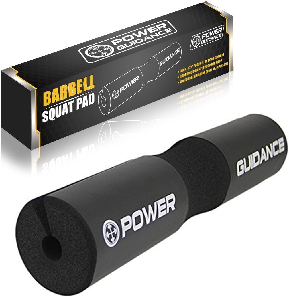 POWER GUIDANCE Barbell Squat Pad - Neck & Shoulder Protective Pad - Great for Squats, Lunges, Hip Thrusts, Weight Lifting & More - Fit Standard and Olympic Bars Perfectly - Image 6