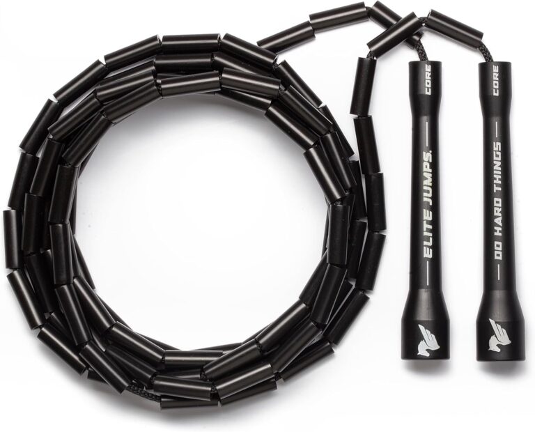 Elite Jumps 1-inch Beaded Jump Rope, Adjustable Shatterproof