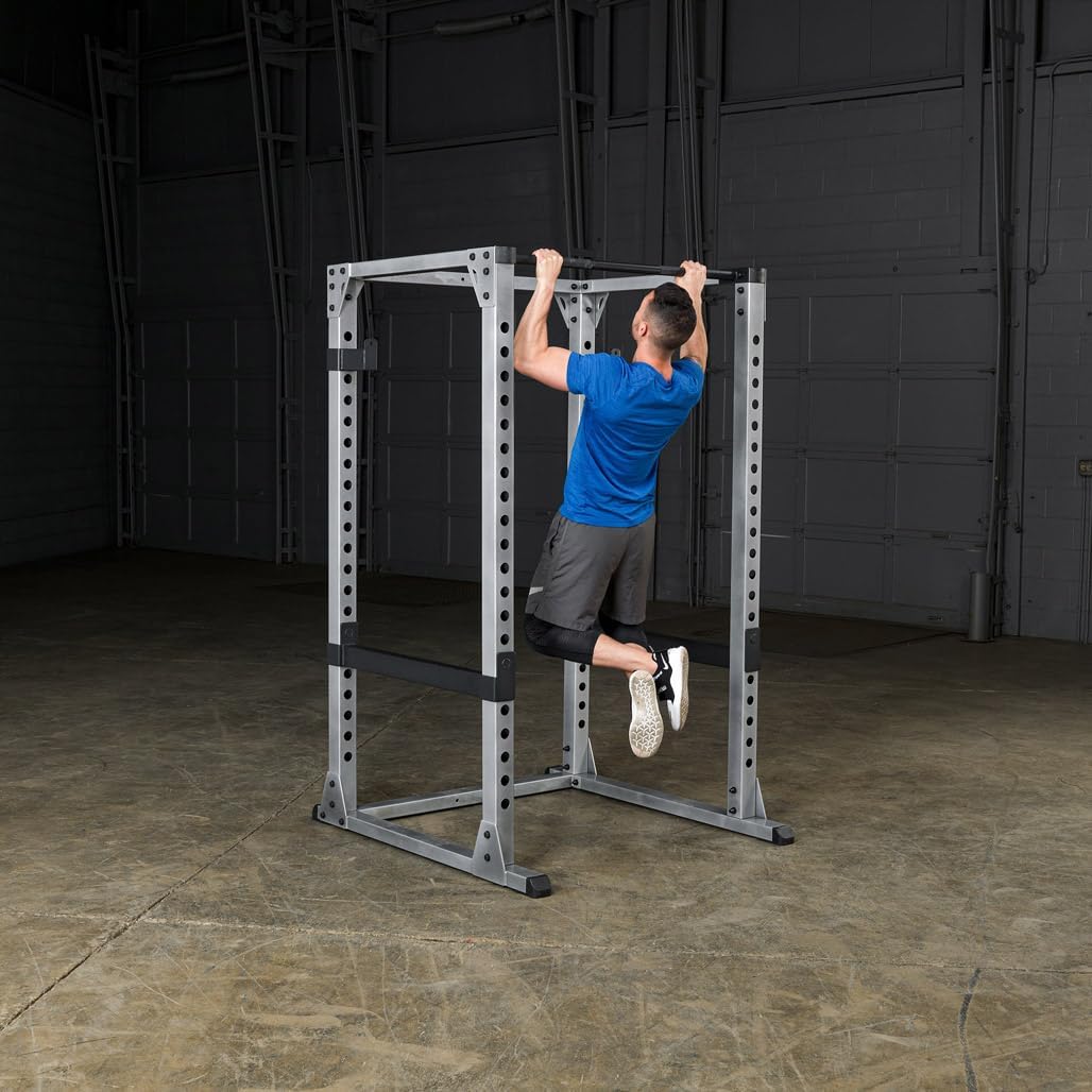 Body-Solid (GPR378 Power Rack - Heavy-Duty Steel Squat Cage with Adjustable Safety Bars and Chin-Up Bar for Home and Light Commercial Gym - Image 6