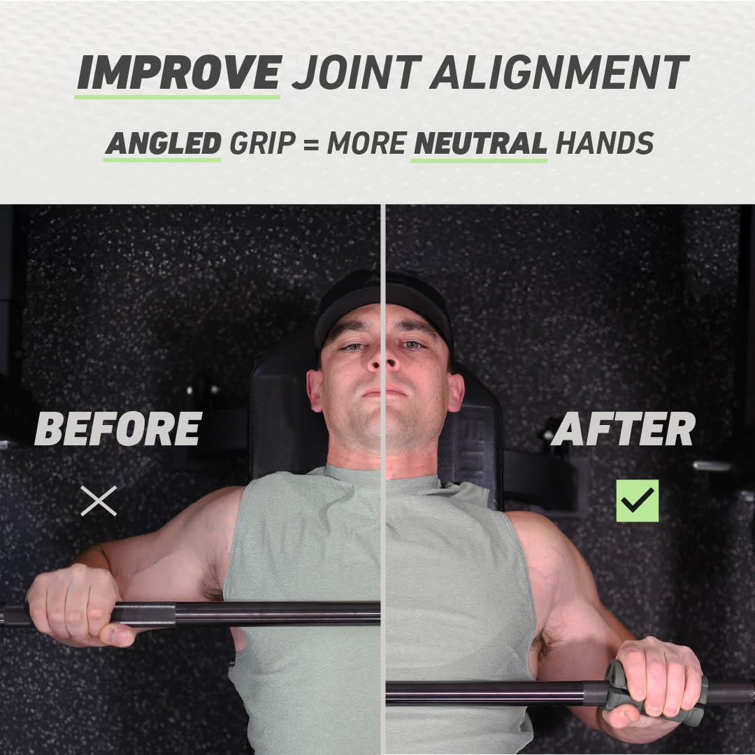 N-Gage Grips – Patented Angled Barbell Grips for Strength Training - Image 2