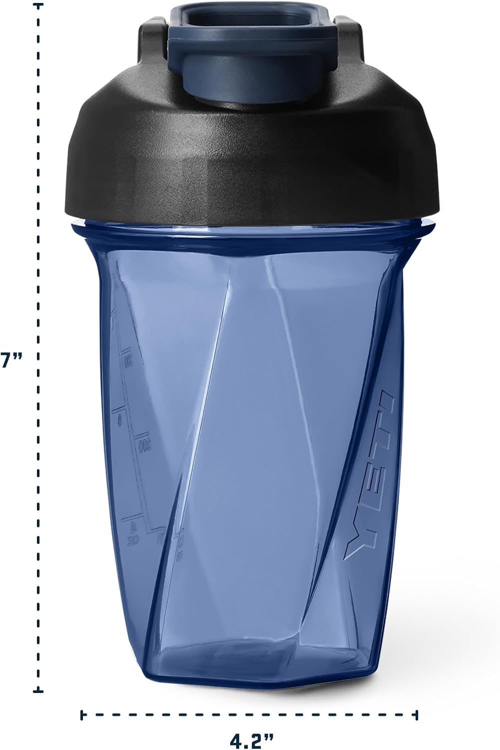 YETI Yonder Helimix Vortex Blender Shaker Bottle Holds up to 20oz | No Blending Ball or Whisk | USA Made | Portable Pre Workout Whey Protein Drink Shaker Cup | Dishwasher Safe, Tropical Pink - Image 5