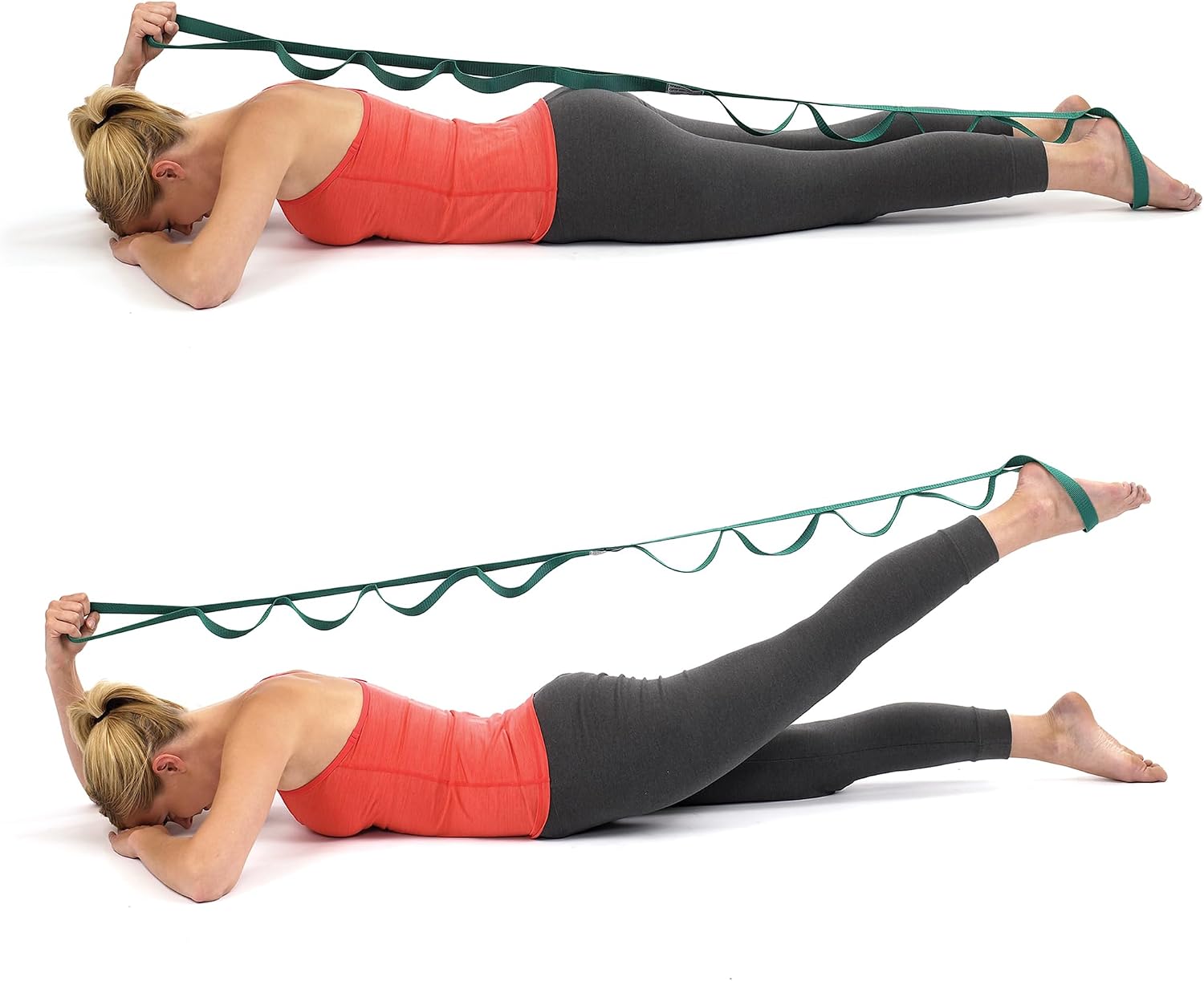 OPTP The Original Stretch Out Strap with Exercise Book, USA-Made Yoga Strap - Image 7