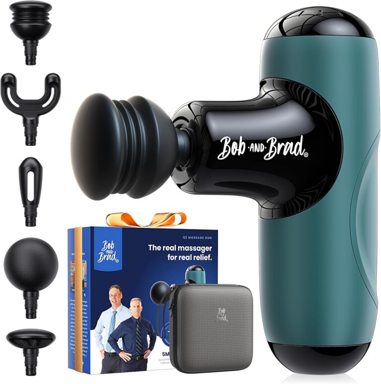 BOB AND BRAD Q2 Mini Massage Gun, Pocket-Sized, Small, Travel Essential