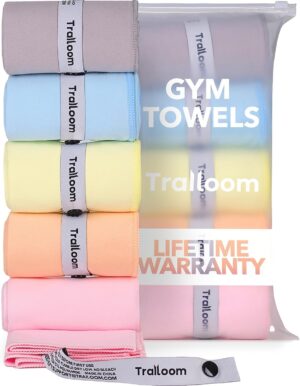 Trailoom Microfiber Gym Towels, Qui...
