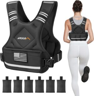 APEXUP Adjustable Weighted Vest, 4-...