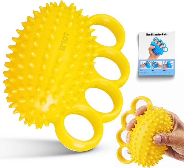 Hand Exercise Ball, Finger Therapy Ball, Grip Strengthener for Adults - Stress Relief, Massage Ball, Resistance Training for Wrist Flexibility, Hand Strengthening, Anxiety Relief