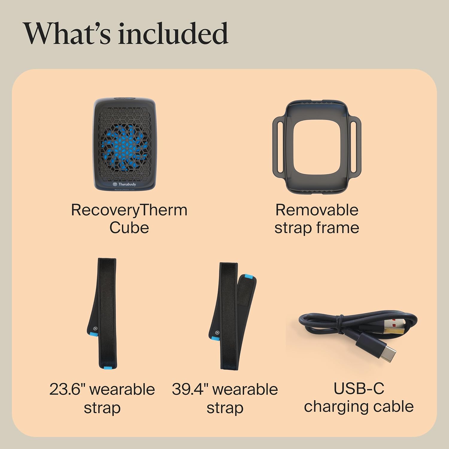Therabody RecoveryTherm Cube - Instant Heat, Cold and Contrast Therapy for Pain Relief, Aches and Pains, and Muscle Recovery - Portable Hands Free Cryotherapy Machine with Cold Compress & Heating Pad - Image 8