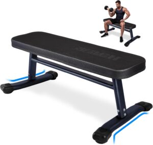 Flat Weight Bench, 2.4 Inch Thick P...