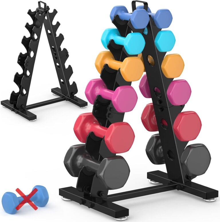 TomCare 6-Tier|5-Tier|4-Tier|2-Tier Dumbbell Rack Stand Only for Home Gym