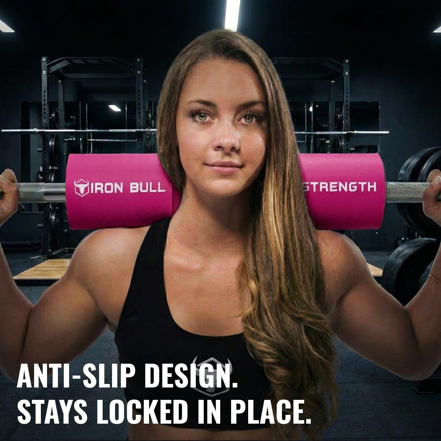 Advanced Squat Pad - Barbell Pad for Hip Thrusts, Squats & Lunges - Neck & Shoulder Squat Bar Pad Cushion Support Foam for Extra Comfort - Image 3
