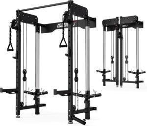 WM3-V4 Folding Squat Rack, Wall Mou...