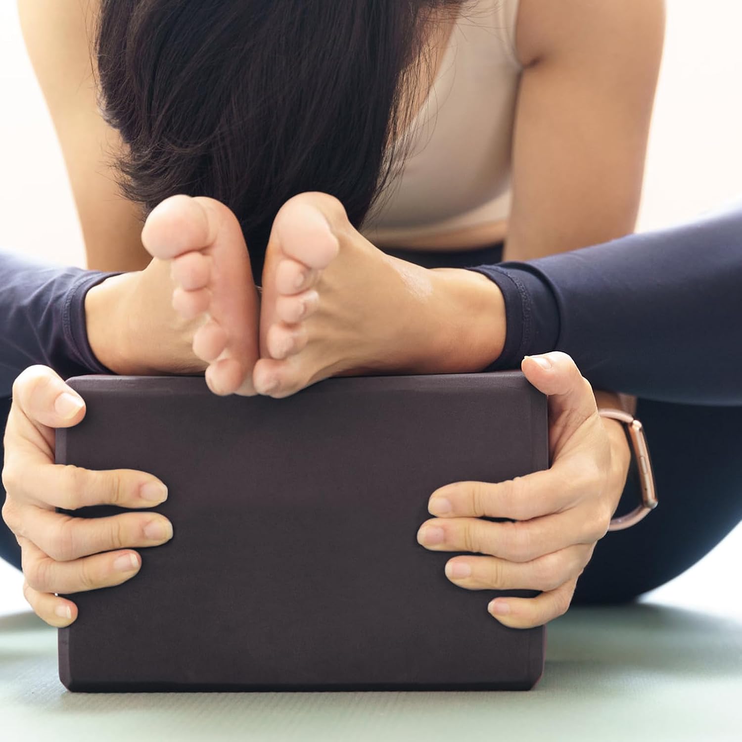 Yoga Blocks 2 Pcs, 9"x6"x3" Yoga Brick Foam Blocks EVA Foam Block Yoga Props Accessories for Yoga Pilates Stretching and Meditation - Image 6
