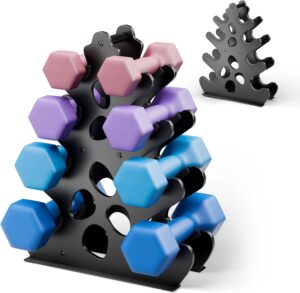 4 Tier Dumbbell Rack, Weight Rack F...