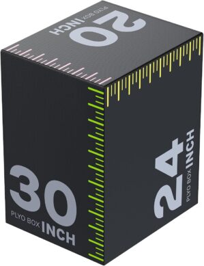 HANDBODE 3-in-1 Plyometric Jump Box...