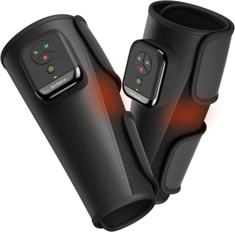 Comfytemp Cordless Air Compression Calf Massager with Heat (Fit 13"~18")