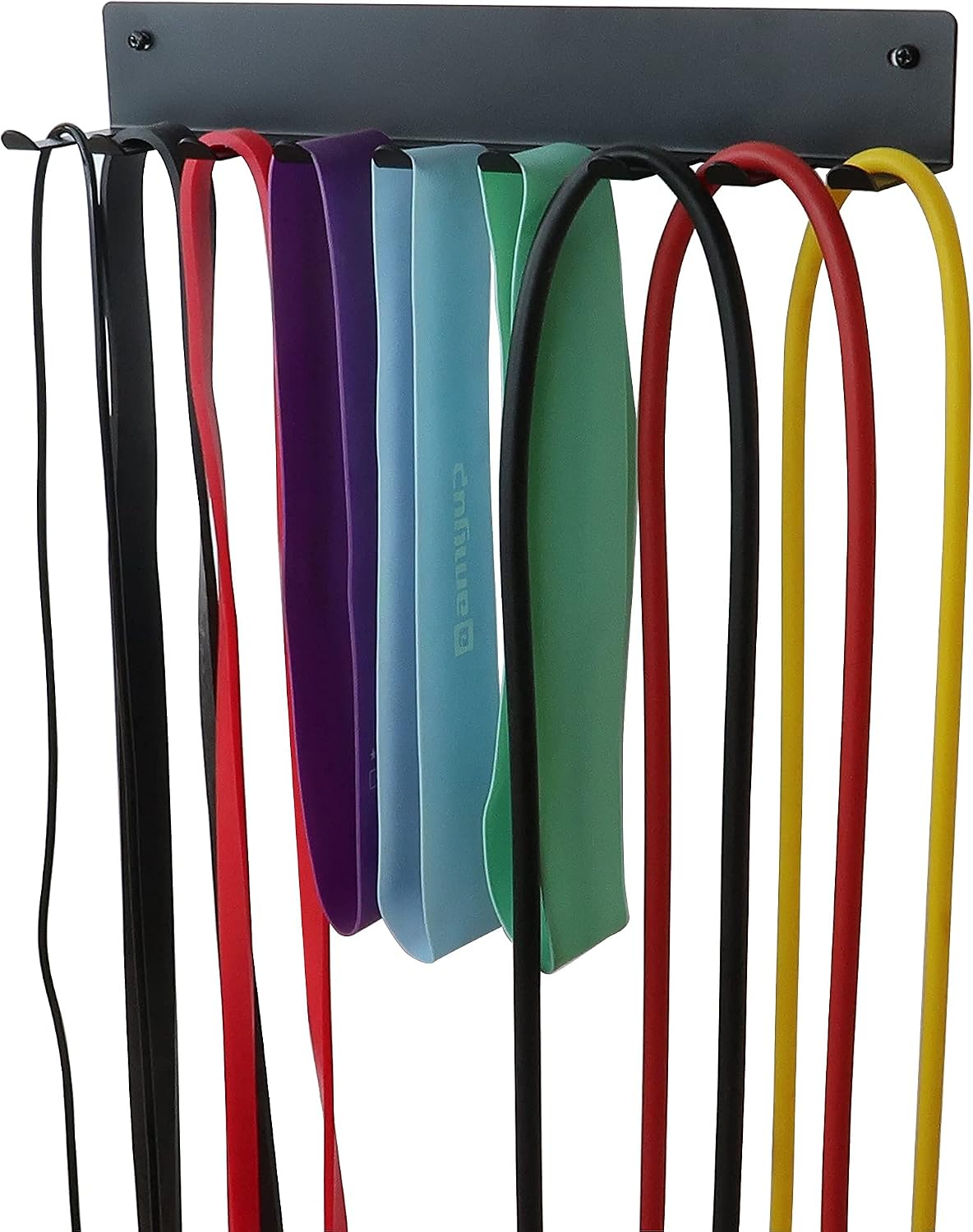 Multi-Purpose Storage Rack for Resistance Bands, Straps, Jump Ropes, Foam Rollers, Chains, Weight Belts, Tools - Heavy Duty, Fitness Bands Rack - Image 5