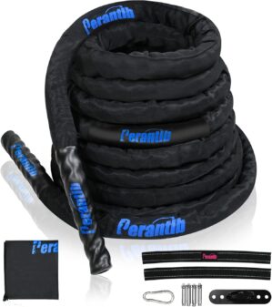 Perantlb Battle Rope With Wear-Resi...