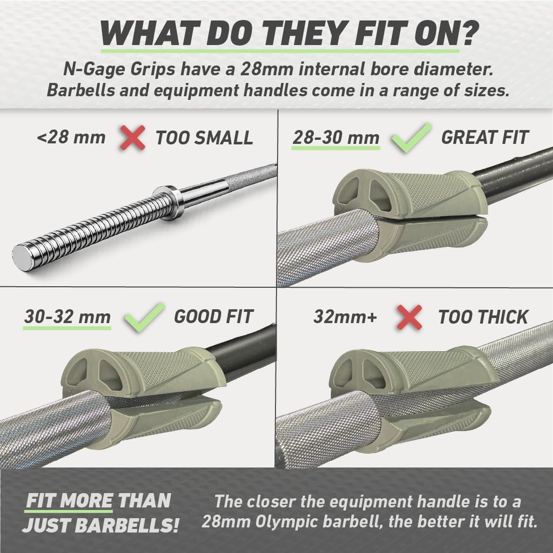 N-Gage Grips – Patented Angled Barbell Grips for Strength Training - Image 4