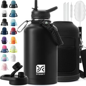 DYSANKY Insulated Water Bottle w/St...