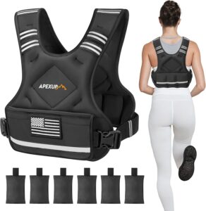 APEXUP Adjustable Weighted Vest, 4-...