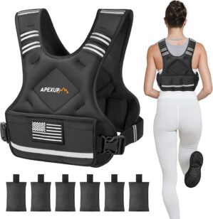 APEXUP Adjustable Weighted Vest, 4-...