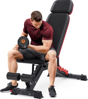 1200LBS Adjustable Weight Bench Pre...