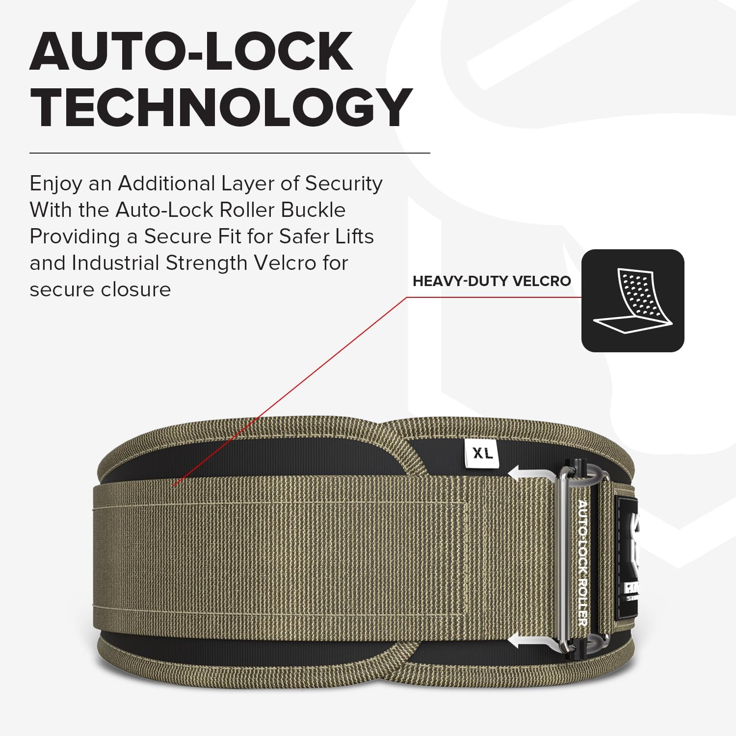 Weight Lifting Belt for Men and Women - Great for Squats, Deadlift, Lunge, Exercises and Training - Best for Olympic, Cross-Training and Bodybuilding Workout - Image 3