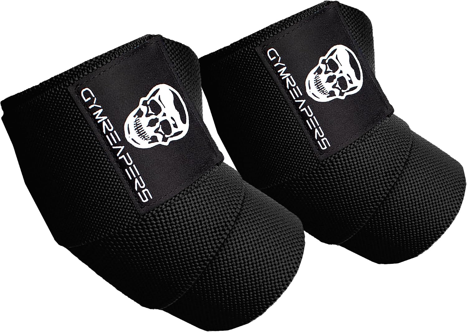 Gymreapers Weightlifting Elbow Wraps (1 Pair) - Flexible 40'' Elbow Compression Strap & Joint Support Brace - for Bench Press, Powerlifting, and Pressing