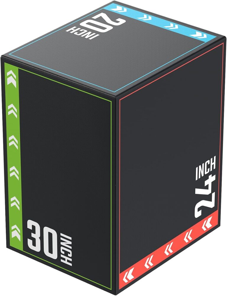 HANDBODE 3-in-1 Plyometric Jump Box, Multiple Height Options