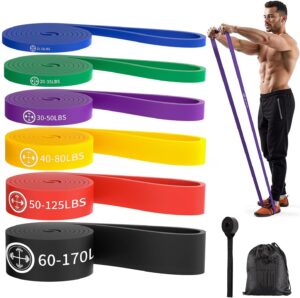 Exercise Bands，Set of 6 Resistanc...