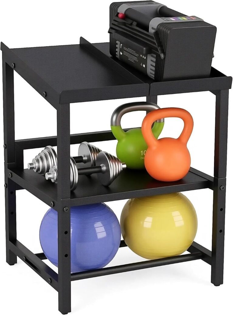 3 Tier Adjustable Dumbbell Storage Rack Dumbbell Stand Load 660LBS