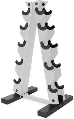 Cap Dumbbell Rack for Home Gym, Spa...