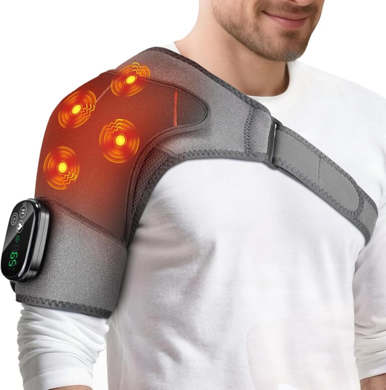 BAISEMAIN Shoulder Heating Pad with Massage Shoulder Massager