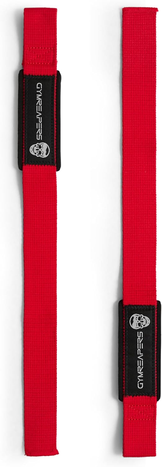 Gymreapers Lifting Wrist Straps for Weightlifting, Bodybuilding, Powerlifting, Strength Training, & Deadlifts - Padded Neoprene with 18" Cotton - Image 4