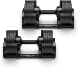 NÜOBELL® Adjustable Dumbbell Set,...