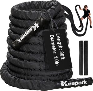Battle Rope for Home Gym – 1 Inch...