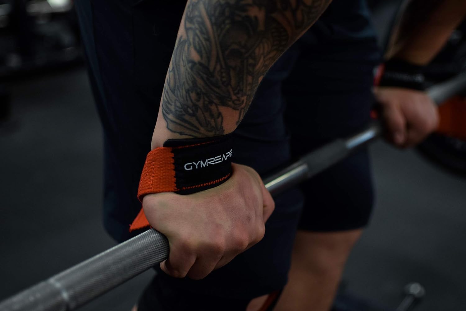 Gymreapers Lifting Wrist Straps for Weightlifting, Bodybuilding, Powerlifting, Strength Training, & Deadlifts - Padded Neoprene with 18" Cotton - Image 7