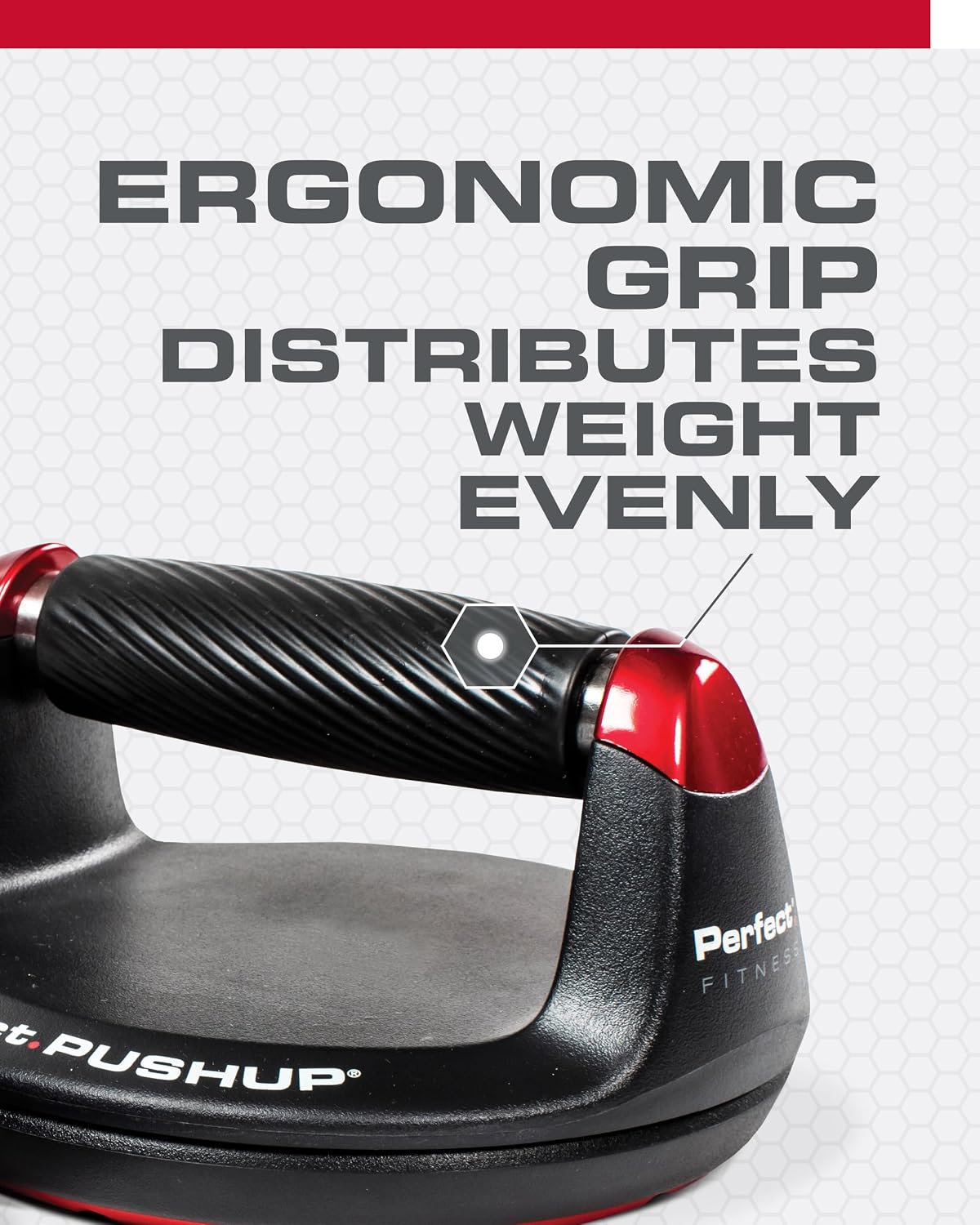 Perfect Pushup Elite - Rotating Handle Design with Steel Ball Bearings for Smooth, Effortless Handle Rotation - Ergonomic Grips, 8" Base & Textured, Non-Slip Bottom Treads - Supports up to 400lbs - Image 3